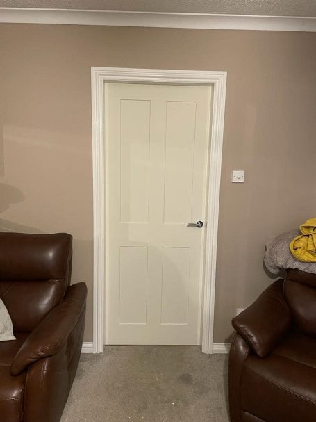 internal white doors